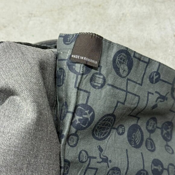 PT01 Traveller Dress Pants Grey Wool Trousers Slim Fit Stretch 32x29 - Picture 13 of 13